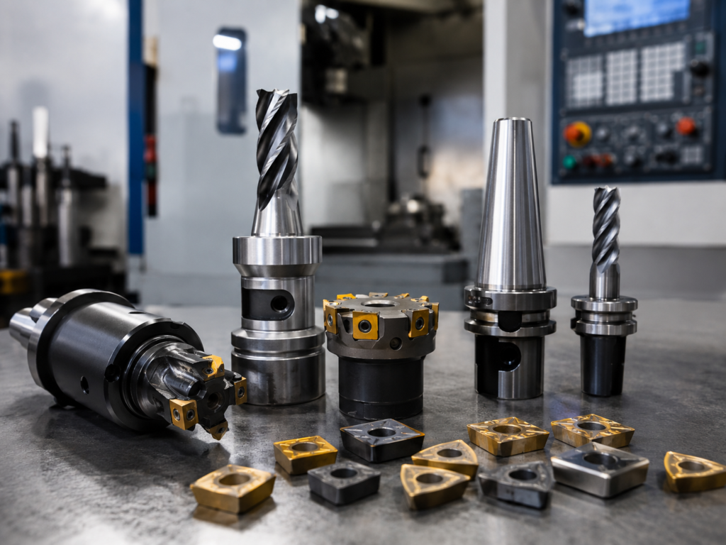 Plaquitas y portaherramientas CNC para mecanizado industrial