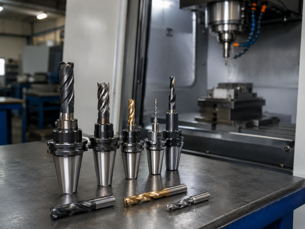 Herramientas CNC utilizadas en fresadora y centro de mecanizado