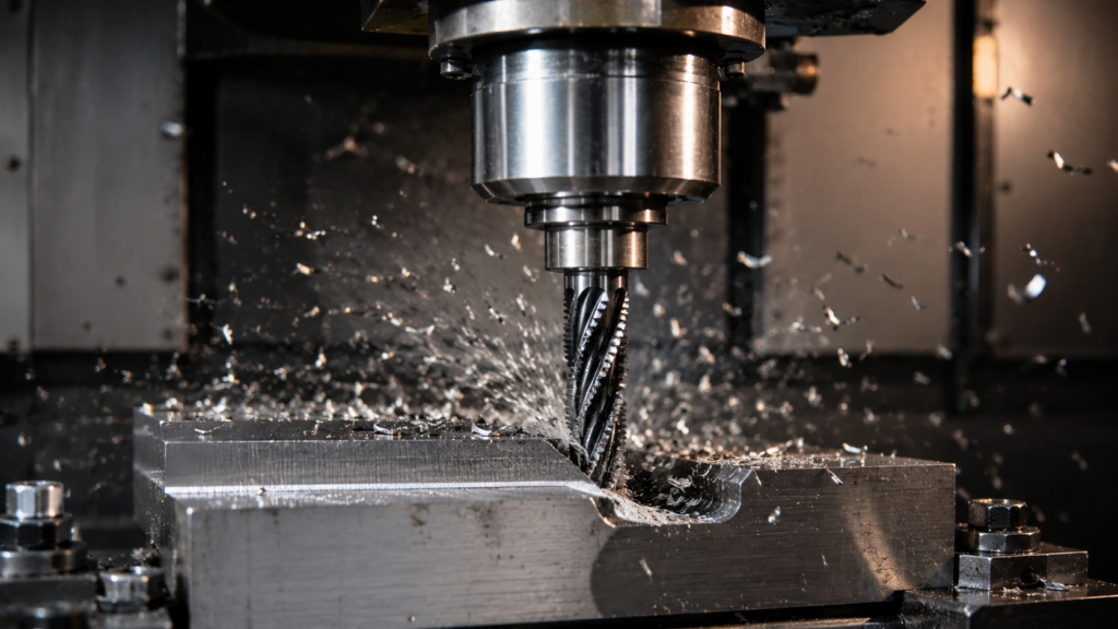 Fresa de chaflán CNC para romper aristas en metal